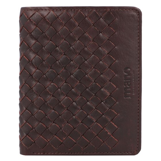 mano Don Luca Portemonnee Leer 10 cm
