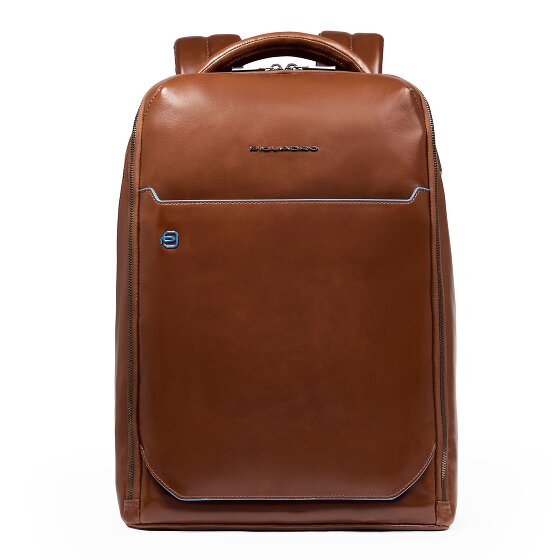 Piquadro Blue Square Dagrugzak RFID-bescherming Leer 39 cm Laptop compartiment