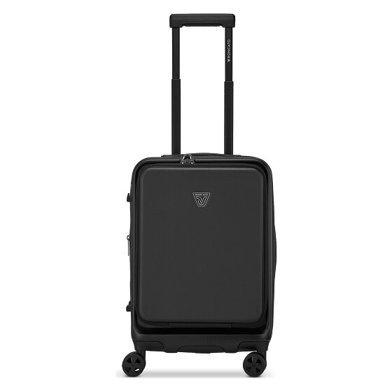 Roncato Florence 4-wiel cabine trolley 55 cm met uitklapbaar laptop compartiment