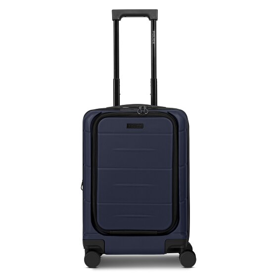 Police London 4 wielen Cabinewagen 55 cm Laptopvak met uitbreidingsplooi