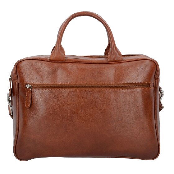 Dermata Aktetas leder 40 cm laptop compartiment
