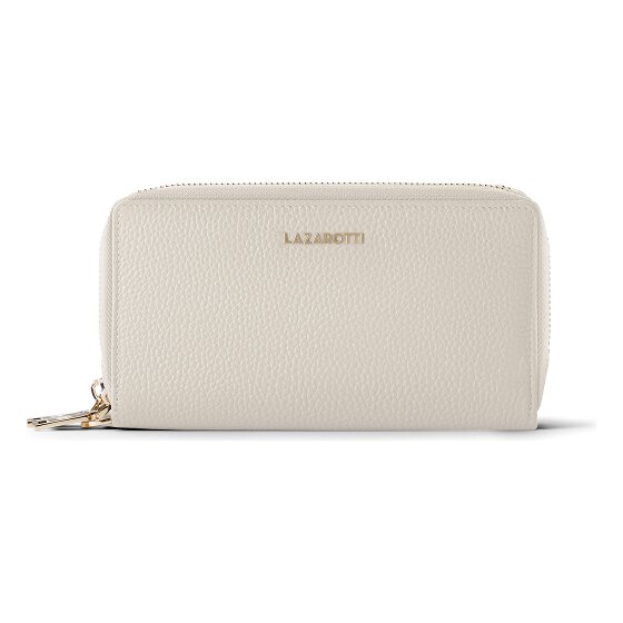 Lazarotti Bologna Leer XL Dubbele Zip-Around Portemonnee RFID Leer 20 cm
