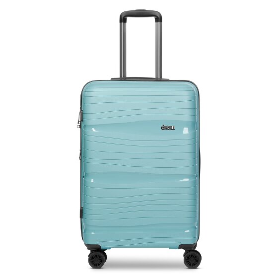 d&n Travel Line 4300-Plus 4 wielen Trolley M 65 cm met uitbreidingsplooi
