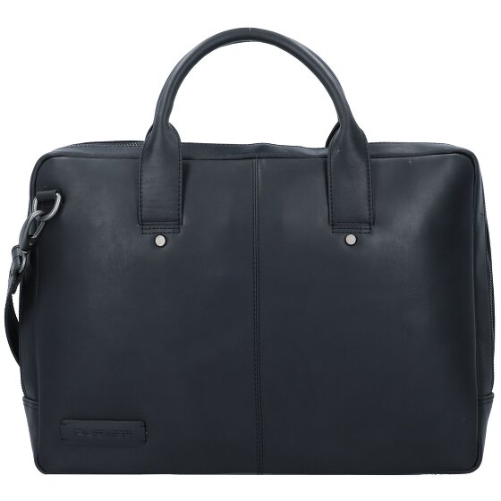 Plevier Navigator Loran Koffer Leer 39 cm Laptop compartiment