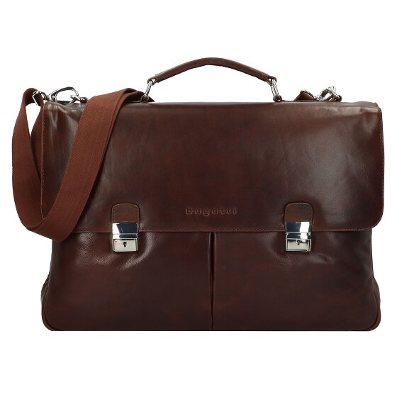 bugatti Romano Messenger Leder 44 cm Laptopcompartiment