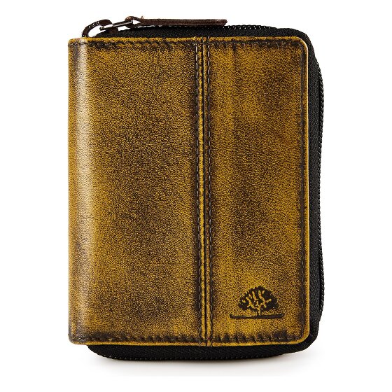 Greenburry Destressed Portemonnee RFID-bescherming Leer 10.5 cm