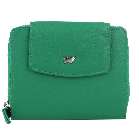 Braun Büffel Joy Portemonnee RFID-bescherming Leder 12 cm
