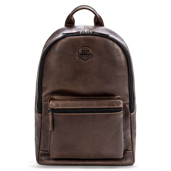 Farmhood Nashville Zakelijke rugzak Leer 44 cm Laptop compartiment