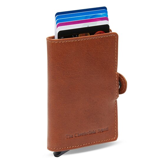 The Chesterfield Brand Baldwin Kredietkaart etui RFID-bescherming Leer 6.5 cm