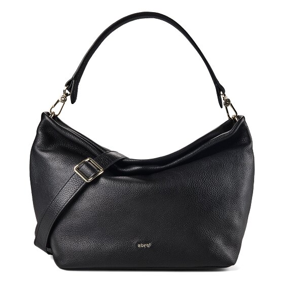 abro Ebony Schoudertas Leder 39 cm