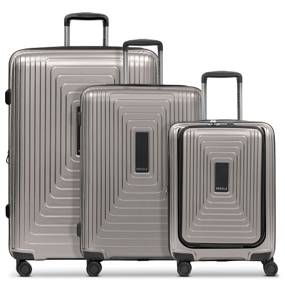 Redolz Essentials 14 4 wielen Kofferset 3-delig met uitbreidingsplooi