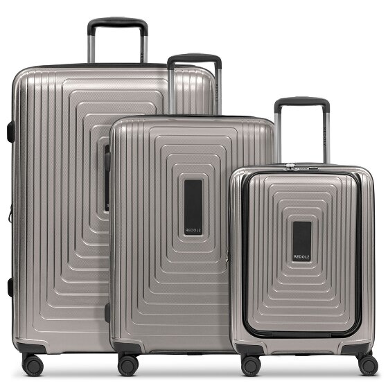 Redolz Essentials 14 4 wielen Kofferset 3-delig met uitbreidingsplooi