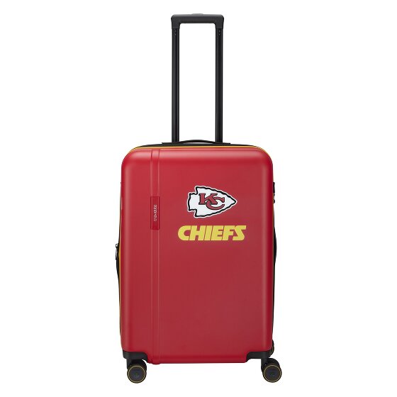 Travelite travelite x NFL 4 wielen Trolley M 67 cm met uitbreidingsplooi