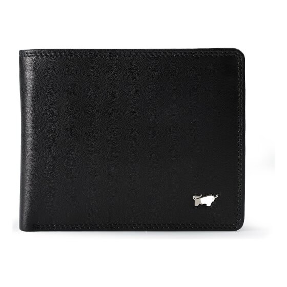 Braun Büffel Golf 3.0 Portemonnee RFID-bescherming Leer 12 cm
