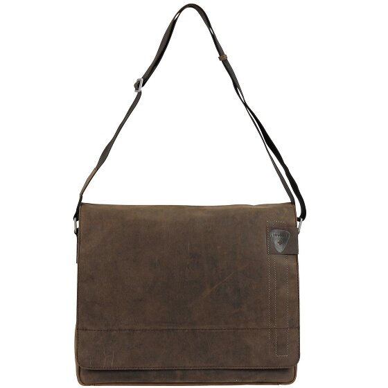 Strellson Richmond Messenger Leder 39 cm Laptopcompartiment
