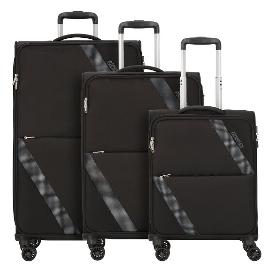 American Tourister Star Max 4 wielen Kofferset 3-delig met uitbreidingsplooi