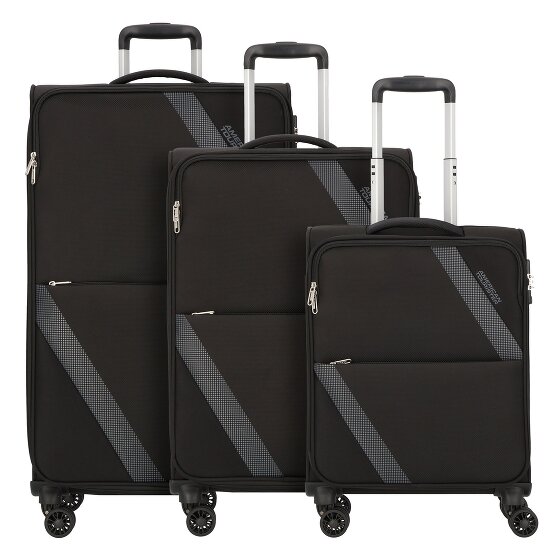 American Tourister Star Max 4 wielen Kofferset 3-delig met uitbreidingsplooi