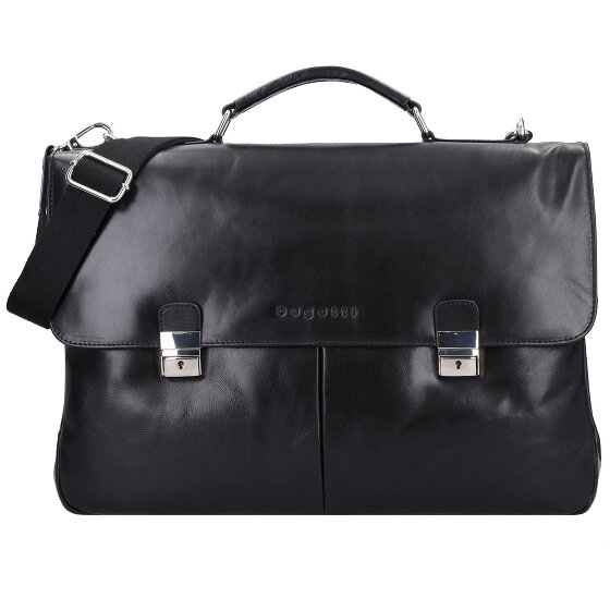 bugatti Romano Messenger Leder 44 cm Laptopcompartiment