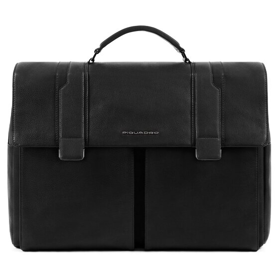 Piquadro Kobe aktetas Leer 42 cm Laptopcompartiment
