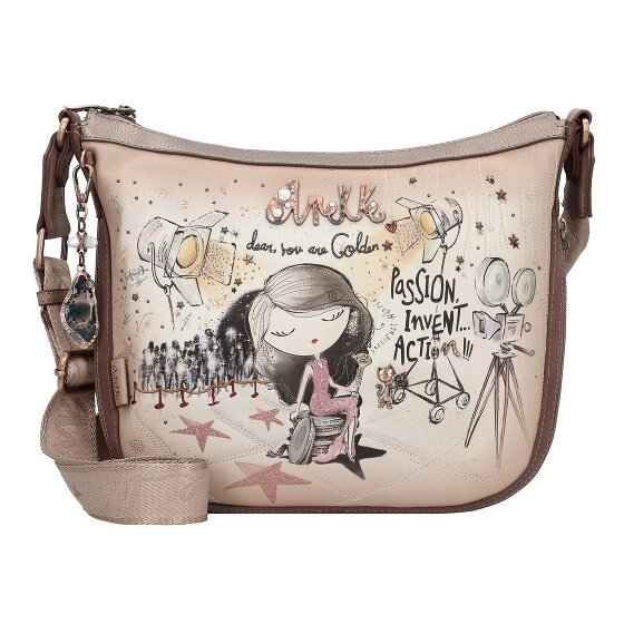 Anekke Hollywood Schoudertas 28 cm met uitbreidingsplooi