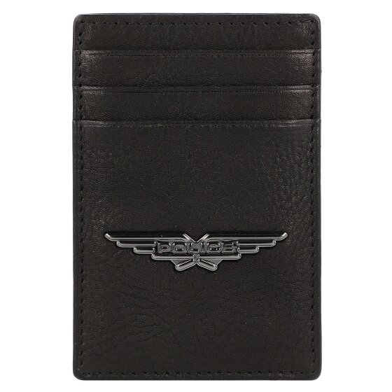 Police PT150-08536 Creditcard etui leer 7 cm met geldclip