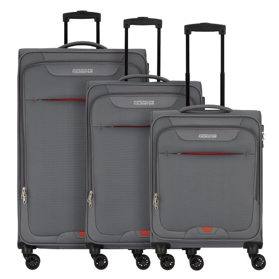 American Tourister Street Roll 4 wielen Kofferset 3-delig met uitbreidingsplooi