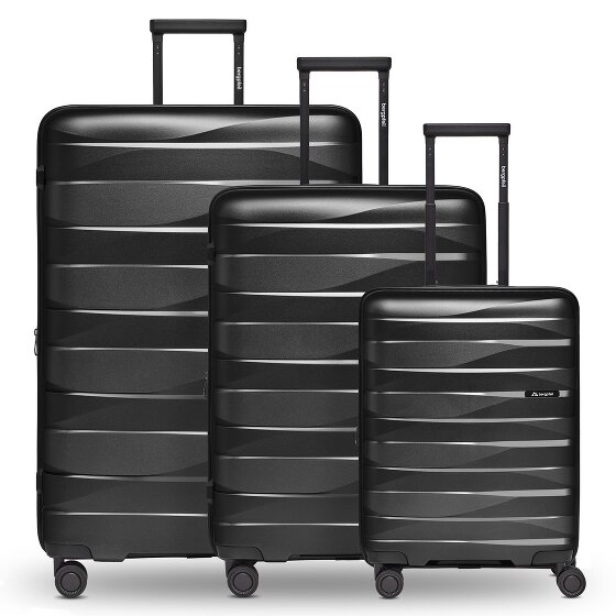 Bergpfeil Travel 4 wielen Kofferset 3-delig met uitbreidingsplooi