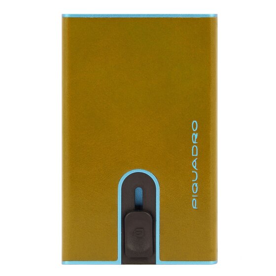 Piquadro Blue Square Kredietkaart etui RFID-bescherming Leer 6.5 cm