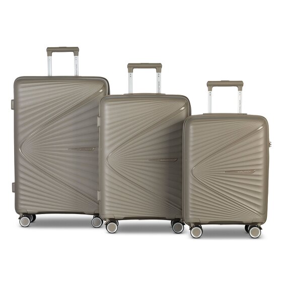 Worldpack Vegas 4 wielen Kofferset 3-delig