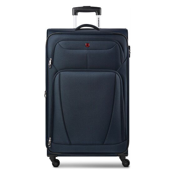 Wenger Beaumont Trolley met 4 wielen XL 87 cm, speciale maat met uitbreidingsplooi