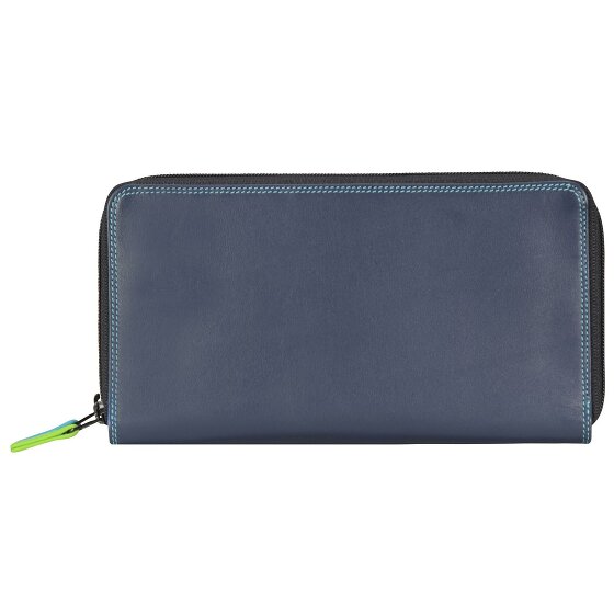 Mywalit Grote dubbele ritssluiting portemonnee leer 18 cm