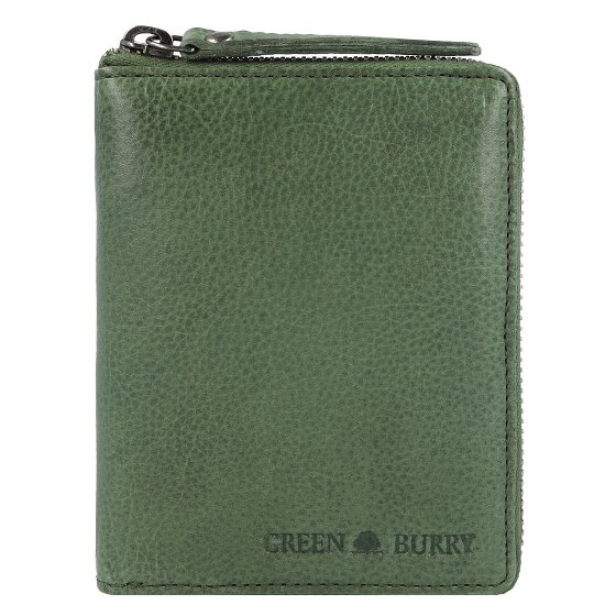 Greenburry Vintage Gewassen Leren Portemonnee 10 cm