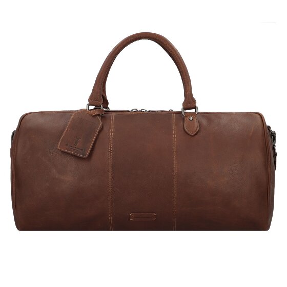 Jack Kinsky Porto 4 Weekender reistas Leer 55 cm