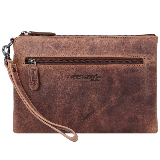 Greenland Nature Montana Heren tas RFID-bescherming Leer 26 cm