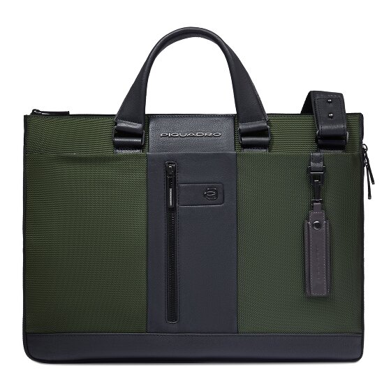Piquadro Brief 2 Koffer RFID-bescherming Leer 42 cm Laptop compartiment