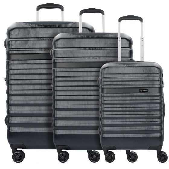 bugatti Corium 4-wiel kofferset 3 stuks.