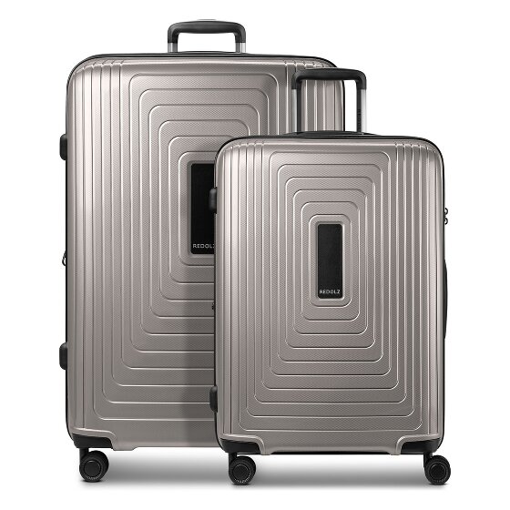 Redolz Essentials 14 Kofferset met 4 wielen, M+L, met uitbreidingsplooi