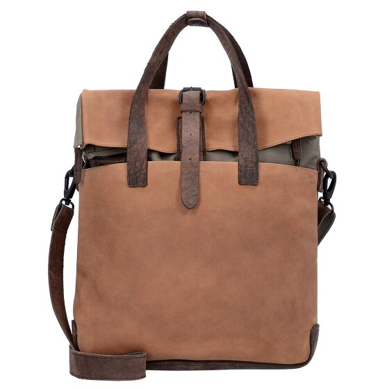Harold's Twister aktetas met rugzakfunctie leer 34 cm laptopvak