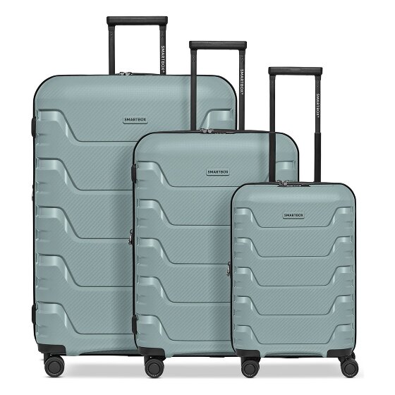 Smartbox Edition 01 4 wielen Kofferset 3-delig met uitbreidingsplooi