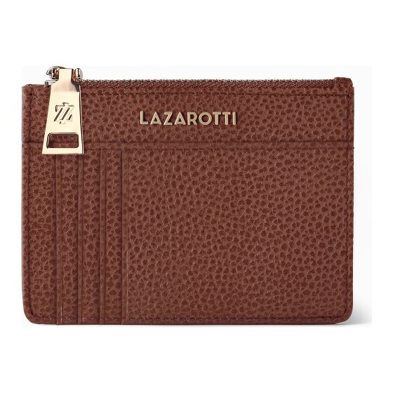 Lazarotti Bologna Leren sleutelhanger Kaarthouder leer 11,5 cm met air tag compartiment