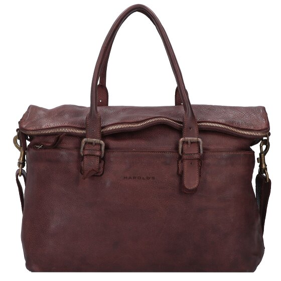 Harold's Submarine aktetas Leer 36 cm Laptopcompartiment