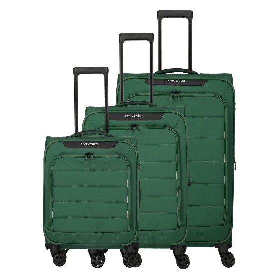 Travelite Skaii 4 wielen Kofferset 3-delig met uitbreidingsplooi