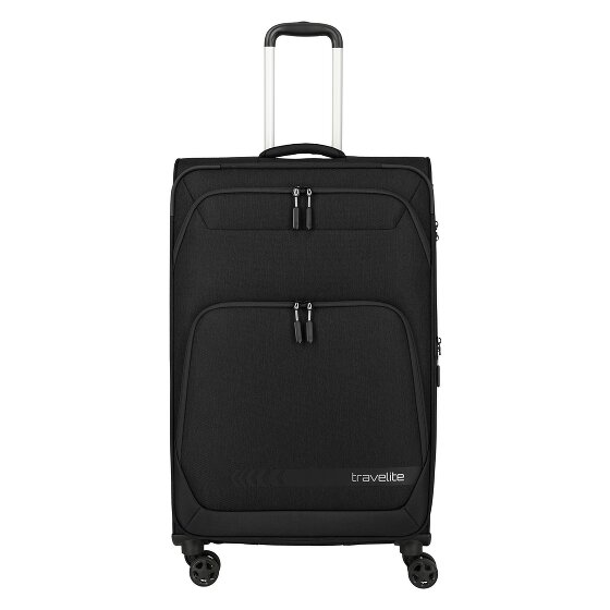 Travelite Kick Off 4 wielen Trolley L 78 cm met uitbreidingsplooi