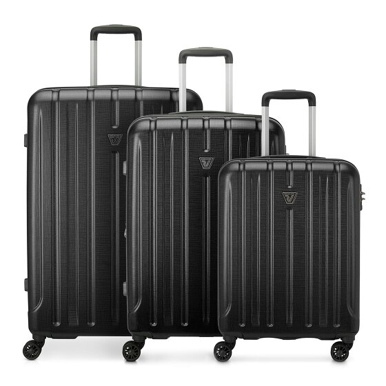 Roncato Kinetic 2.0 4 wielen Kofferset 3-delig met uitbreidingsplooi