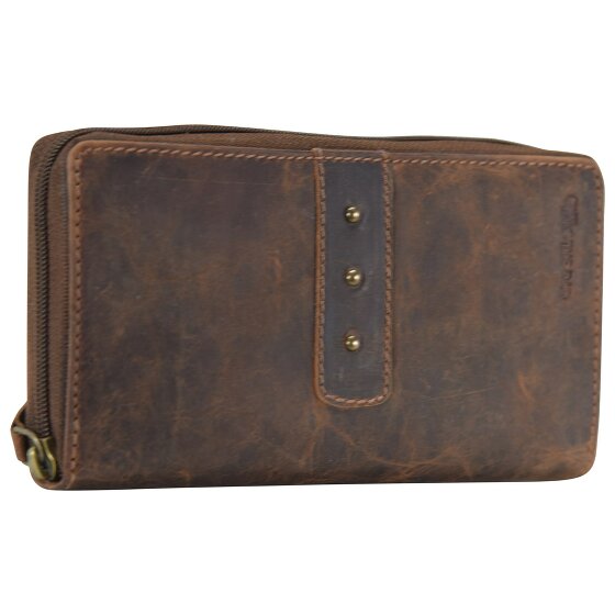 Greenland Nature Klassieke portemonnee leer 19 cm Greenland Nature Klassieke portemonnee leer 19 cm