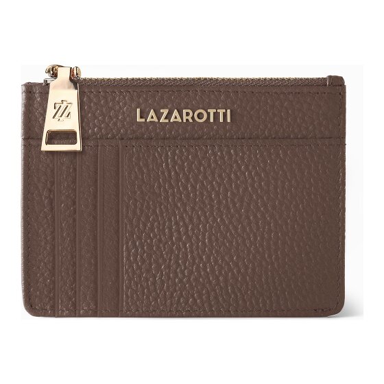 Lazarotti Bologna Leren sleutelhanger Kaarthouder leer 11,5 cm met air tag compartiment
