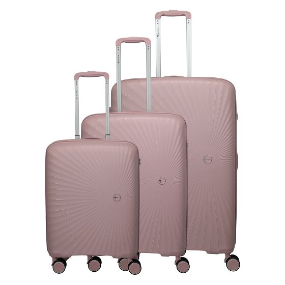 Travelite Tamaris x Travelite Voyaage 4 wielen Kofferset 3-delig met uitbreidingsplooi