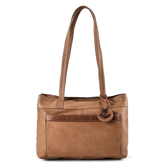 Harbour 2nd Urban Poets Zea Shopper Tas Leer 33 cm