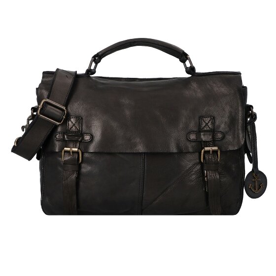 Harbour 2nd Ashton Boodschapper Leer 25 cm Laptop compartiment
