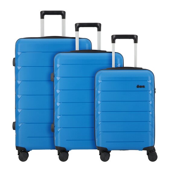 d&n Travel Line 4100 4 wielen Kofferset 3-delig
